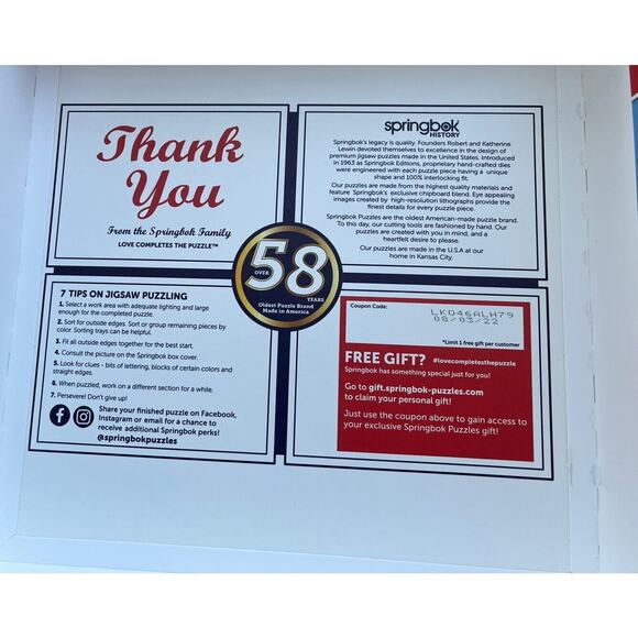 Springbok 1000pc Jigsaw Puzzle Delivering Gifts Snowman Christmas - Picture 8 of 8